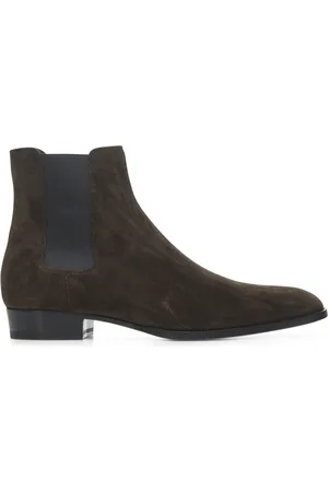 Saint Laurent Heren, Schoenen, Bruin, Maat: 42 EU Leer