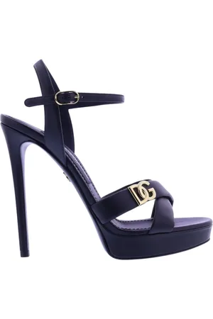 Dolce & Gabbana Dames, Schoenen, Zwart, Maat: 38 EU Leer