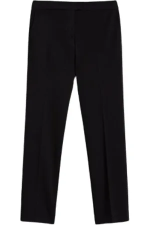 Twin-Set Dames, Broeken, Zwart, Maat: XL Viscose
