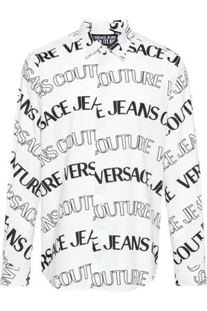VERSACE Heren, Overhemden, Wit, Maat: M