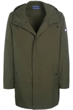 Tommy Hilfiger Heren, Mantels, Groen, Maat: M Poliester