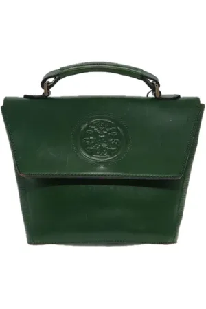 Fendi Dames, Pre-owned, Groen, Maat: ONE Size Leer