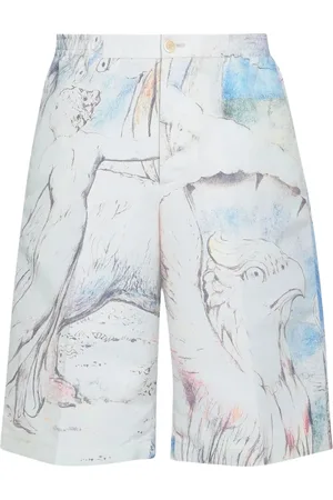 Alexander McQueen Heren, Korte broeken, , Maat: L Poliester