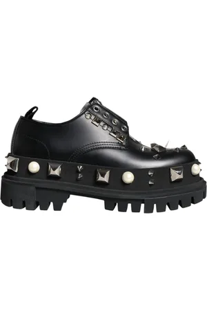 Dolce & Gabbana Dames, Schoenen, Zwart, Maat: 39 EU Leer