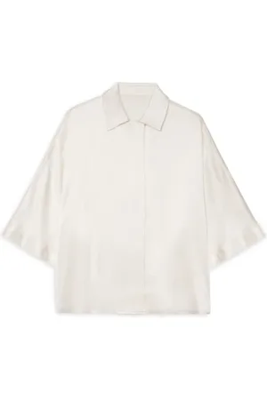 ANINE BING Dames, Blouses & Shirts, , Maat: S Zijde