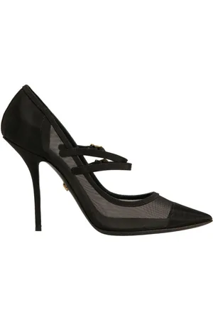 Dolce & Gabbana Dames, Schoenen, Zwart, Maat: 39 EU Nylon