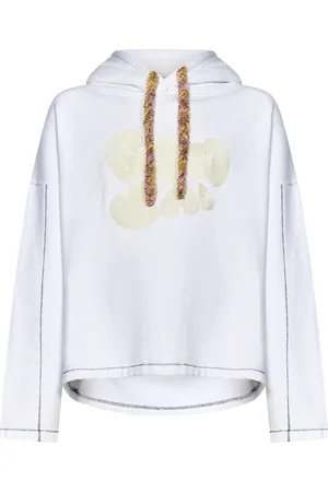 BONSAI Heren, Sweatshirts & Hoodies, Wit, Maat: S Katoen