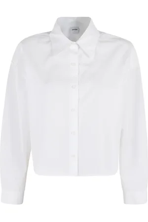 Aspesi Dames, Blouses & Shirts, Wit, Maat: 2XS Katoen