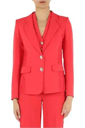 Guess Dames, Jassen, Rood, Maat: XL Poliester