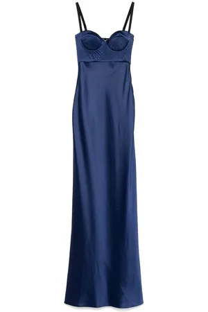 Anna October Dames, Jurken, Blauw, Maat: M