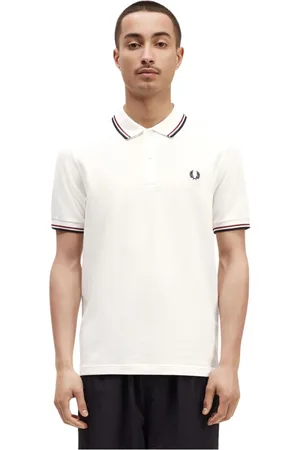 Fred Perry Heren, Tops, Wit, Maat: XL Katoen