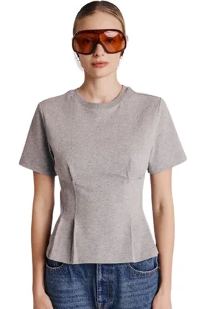 Berenice Dames, Blouses & Shirts, Grijs, Maat: M Katoen