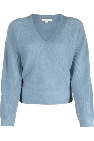 Vince Dames, Truien, Blauw, Maat: L Nylon
