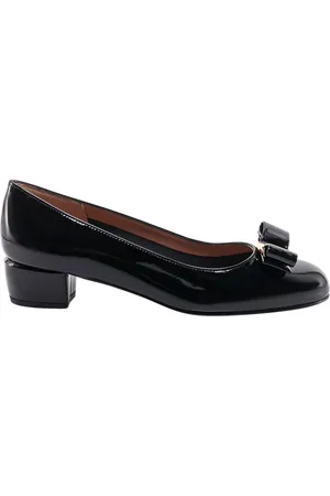 Salvatore Ferragamo Dames, Schoenen, Zwart, Maat: 34 1/2 EU Katoen