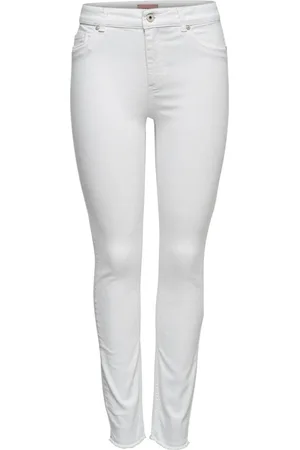 ONLY Dames, Jeans, Wit, Maat: S L34