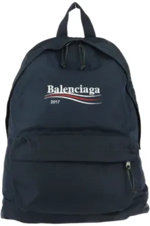 Balenciaga Dames, Pre-owned, Blauw, Maat: ONE Size Nylon