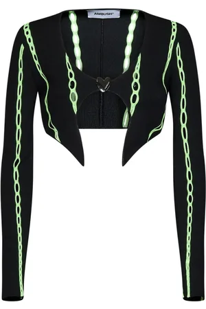 AMBUSH Dames, Truien, Zwart, Maat: S Viscose