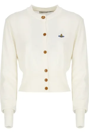Vivienne Westwood Dames, Truien, Wit, Maat: M Katoen