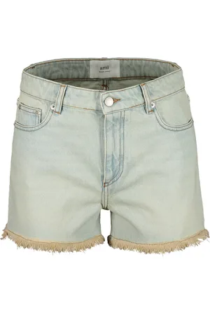 Ami Dames, Korte broeken, Blauw, Maat: W29 Denim