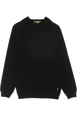 IUTER Heren, Sweatshirts & Hoodies, Zwart, Maat: XS Katoen
