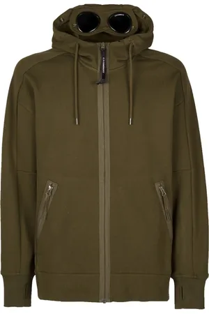 C.P. Company Heren, Sweatshirts & Hoodies, Groen, Maat: 2XL Fleece
