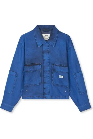Mads Norgaard Dames, Jassen, Blauw, Maat: S/M Denim