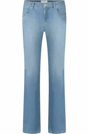 Angels Dames, Jeans, Blauw, Maat: 2XL L30