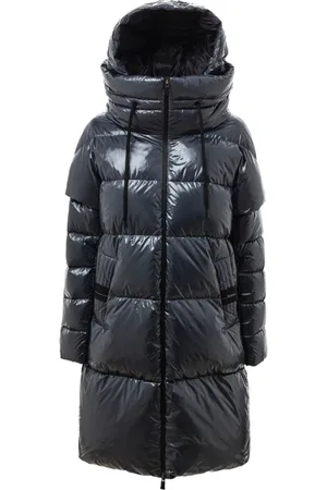 HERNO Dames, Mantels, Blauw, Maat: S Polyamide