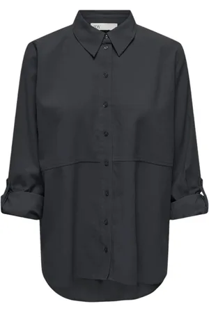 JACQUELINE DE YONG Dames, Blouses & Shirts, Grijs, Maat: XL Viscose