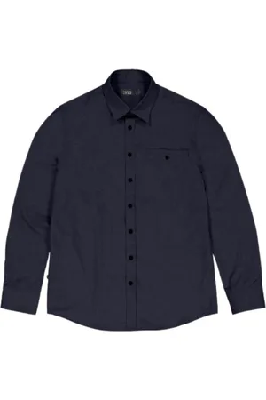 Butcher of Blue Heren, Overhemden, Blauw, Maat: S Flanel