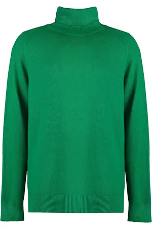 Malo Heren, Truien, Groen, Maat: XL Kasjmier