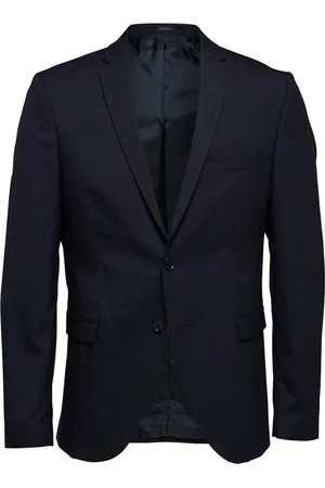 SELECTED Heren, Jassen, Blauw, Maat: L