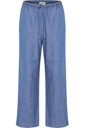 Soaked in Luxury Dames, Jeans, Blauw, Maat: L Denim