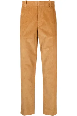 Moncler Heren, Broeken, Bruin, Maat: L Corduroy