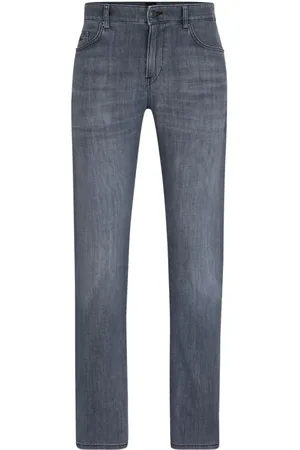 HUGO BOSS Heren, Jeans, Grijs, Maat: W38