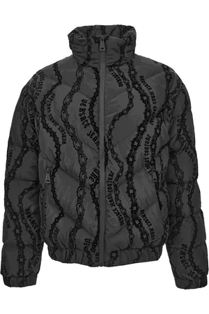 VERSACE Heren, Jassen, Grijs, Maat: 2XL
