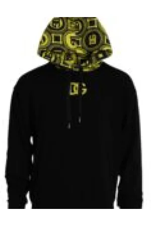 Dolce & Gabbana Heren, Sweatshirts & Hoodies, Zwart, Maat: S Katoen
