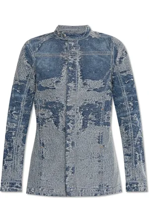 Diesel Dames, Jassen, Blauw, Maat: S Denim