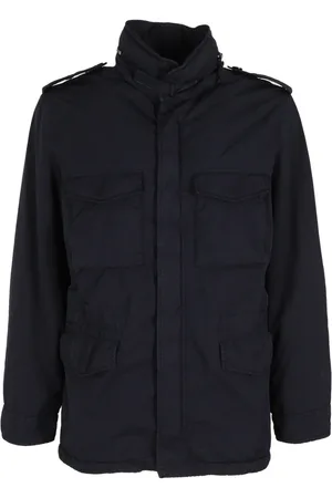 Aspesi Heren, Jassen, Blauw, Maat: 2XL Poliester