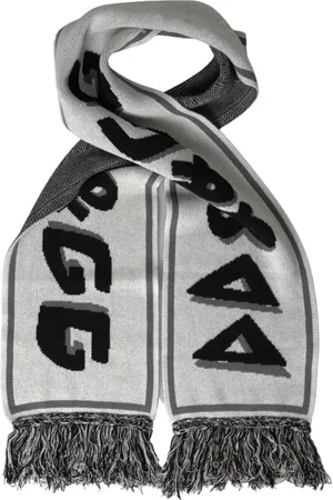 Dolce & Gabbana Heren, Accessoires, Grijs, Maat: ONE Size Kasjmier