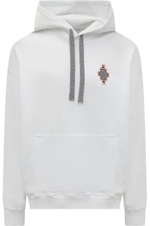 MARCELO BURLON Heren, Sweatshirts & Hoodies, Wit, Maat: L Katoen