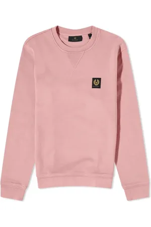 Belstaff Heren, Sweatshirts & Hoodies, Roze, Maat: XL Katoen