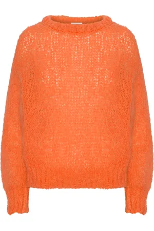American Dreams Dames, Truien, Oranje, Maat: L Wol