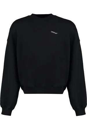 OFF-WHITE Heren, Sweatshirts & Hoodies, Zwart, Maat: XS Katoen
