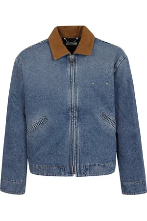 1989 STUDIO Heren, Jassen, Blauw, Maat: S Katoen