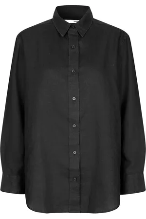 Samsøe Samsøe Dames, Blouses & Shirts, Zwart, Maat: S