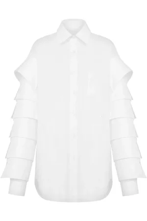 Moschino Dames, Blouses & Shirts, Wit, Maat: S