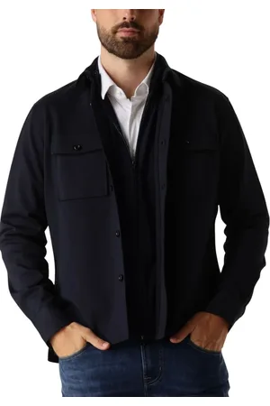 Genti Heren, Jassen, Blauw, Maat: XL
