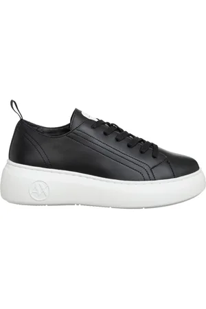 Armani Exchange Dames, Schoenen, Zwart, Maat: 38 EU Leer