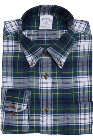 Brooks Brothers Heren, Overhemden, Blauw, Maat: S Katoen